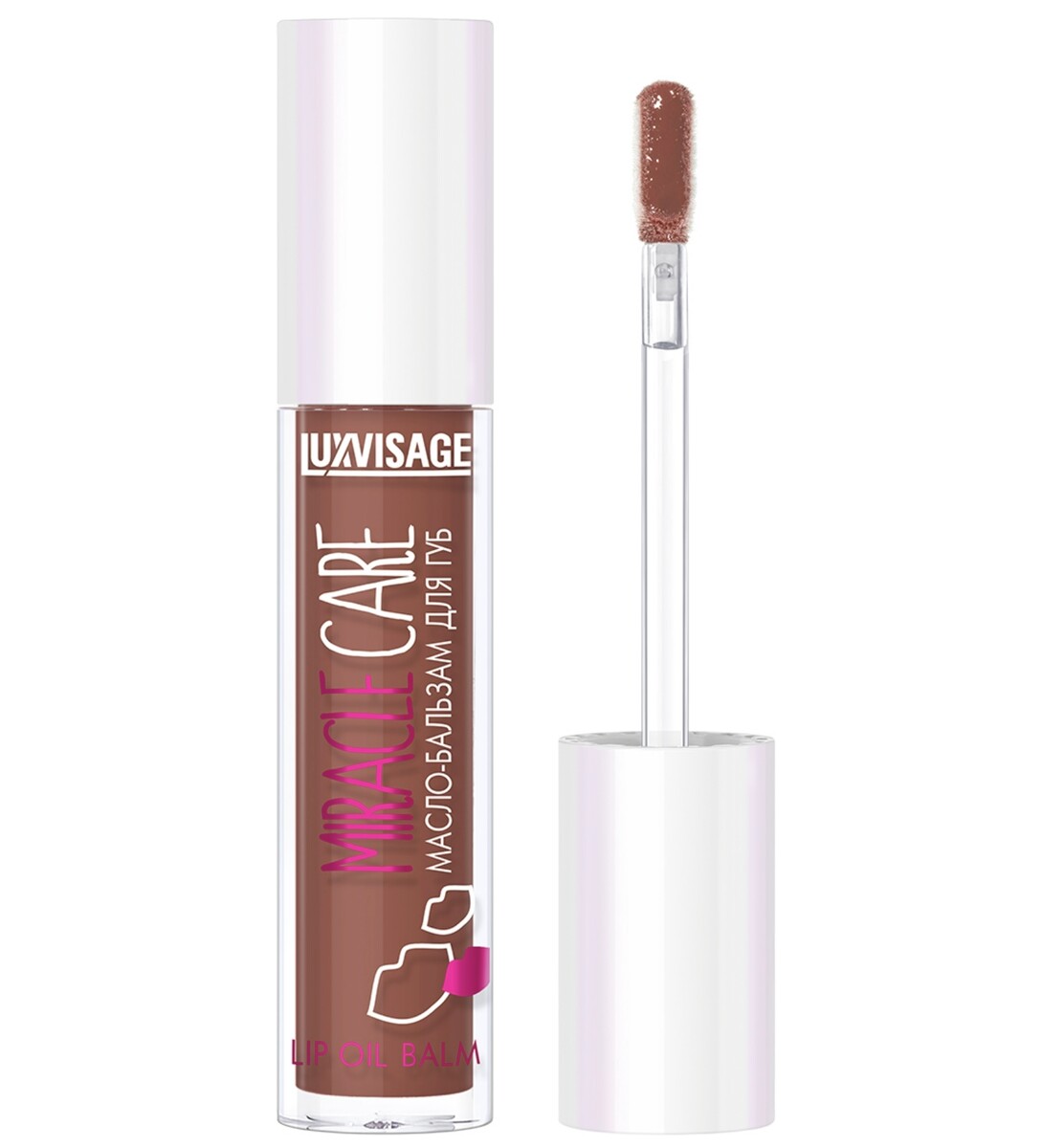 

Масло-бальзам для губ тон 107 Double chocolate 3.4г LuxVisage miracle care