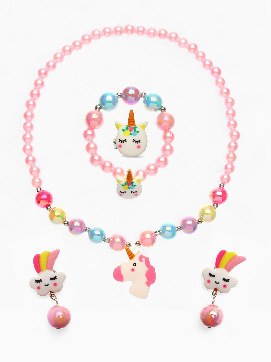 

Набор детских украшений выбражулька, Розовый;разноцветный