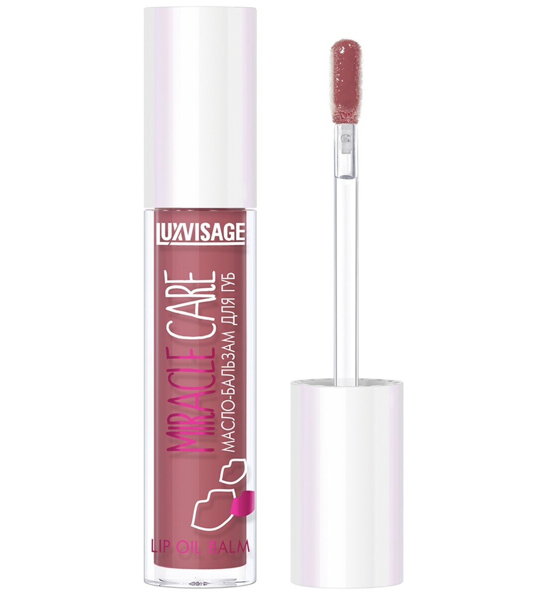 

Масло-бальзам для губ тон 102 Smoky plum 3.4г LUXVISAGE MIRACLE CARE