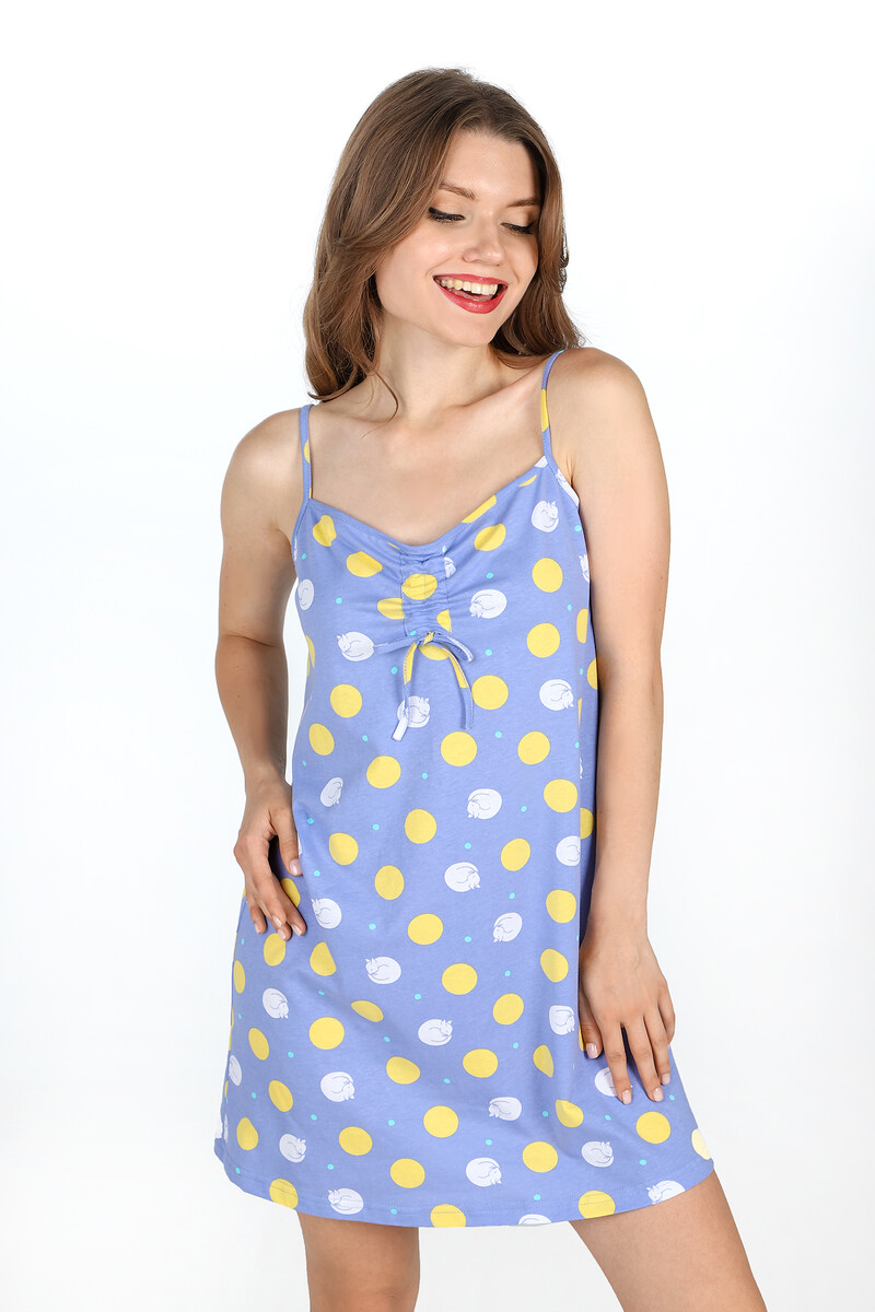 

Ночная сорочка, Голубой;сиреневый