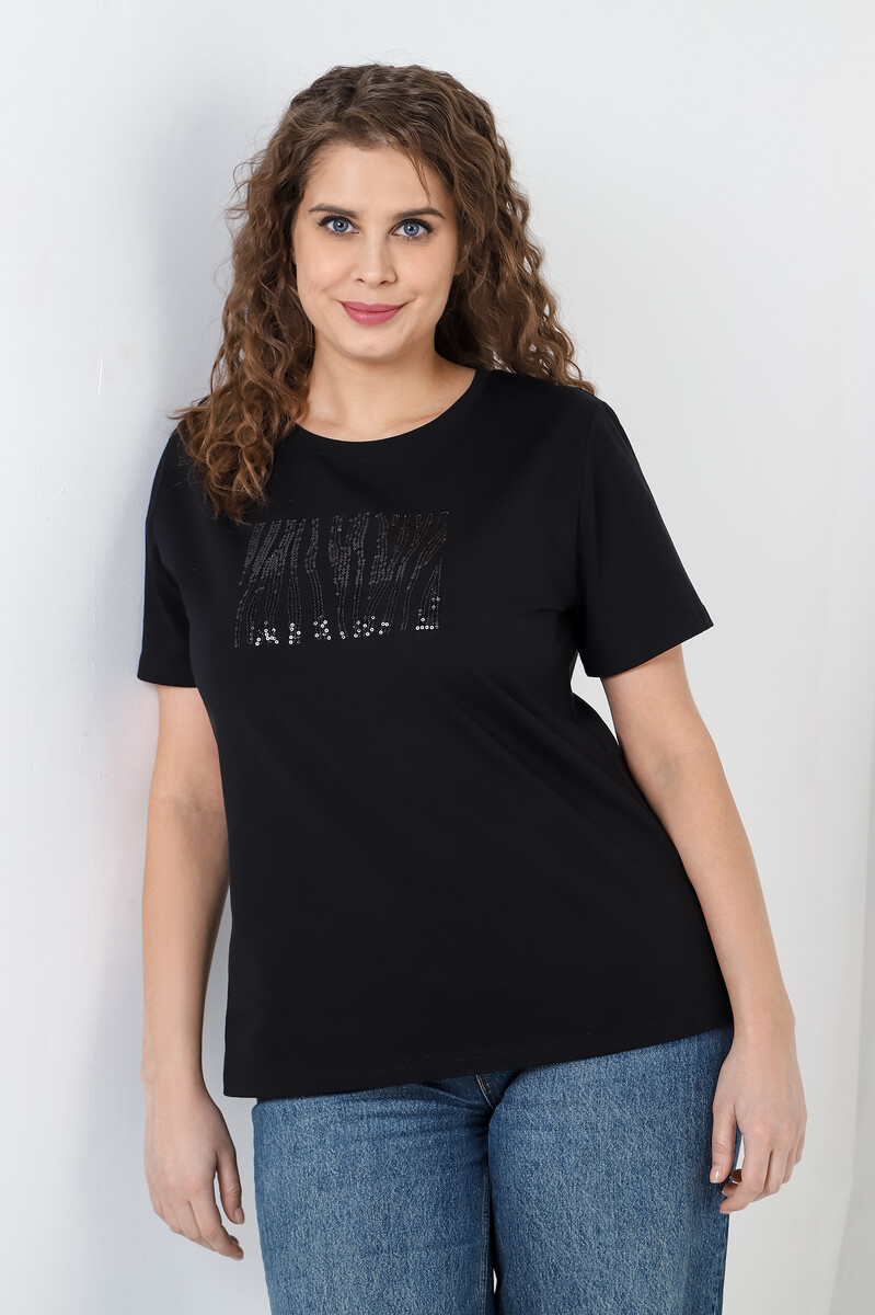 

Футболка, Черный;чёрный