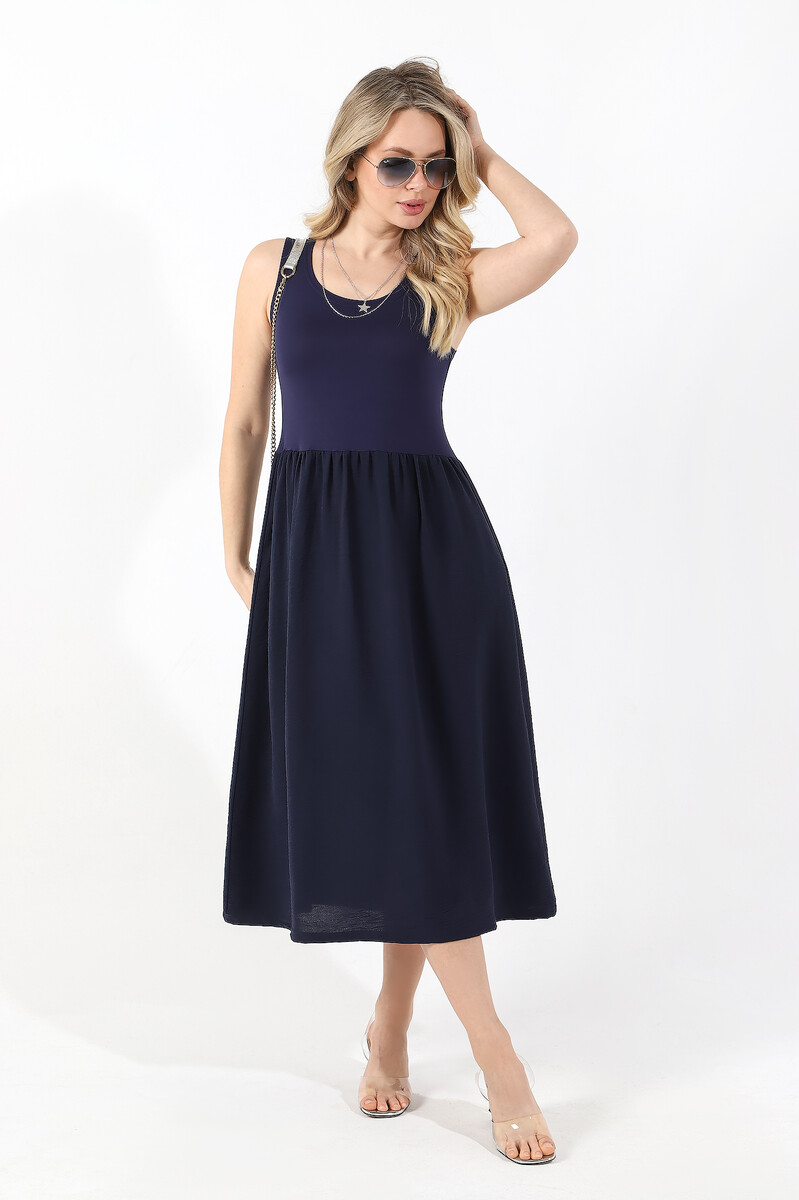 

Платье, Синий;тёмно-синий