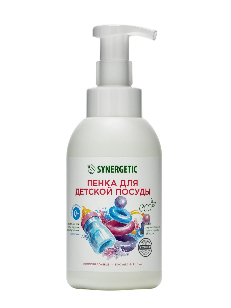 

Пенка для мытья посуды synergetic