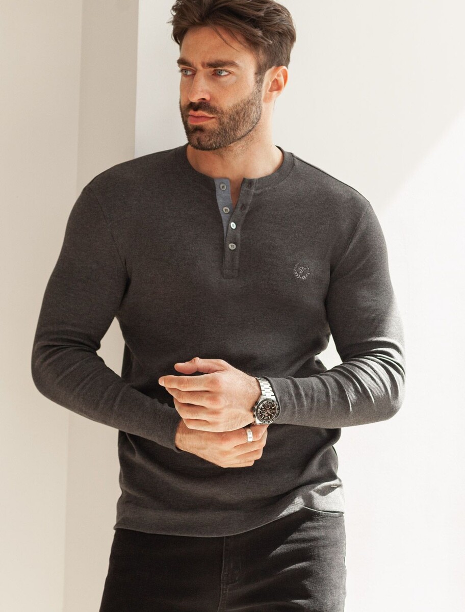 

Футболка, Серый;т.серый меланж