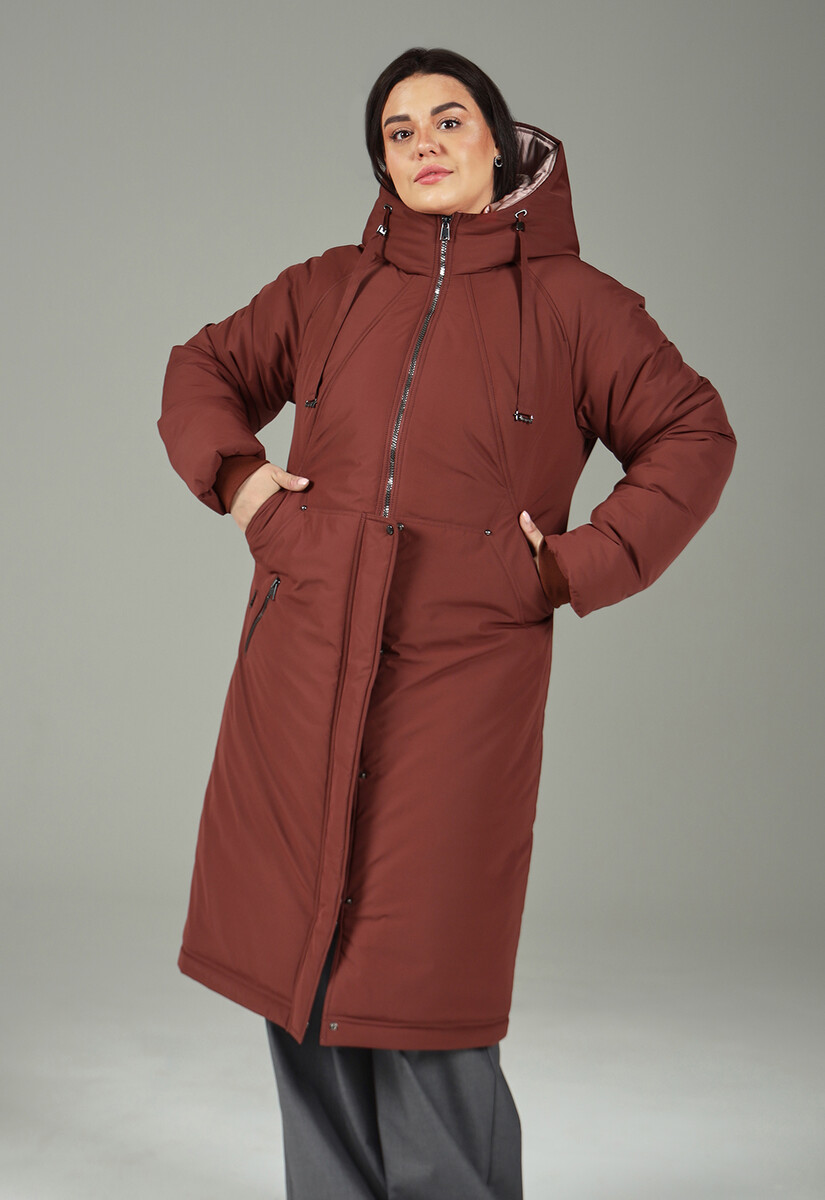 Пальто Dimma Fashion Studio 025142565 Терракотовый 