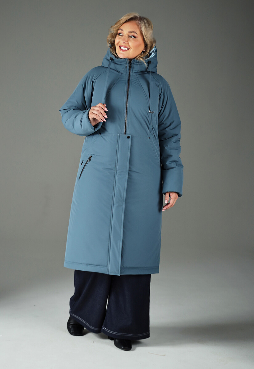 Пальто Dimma Fashion Studio 025165884 Джинсовый 