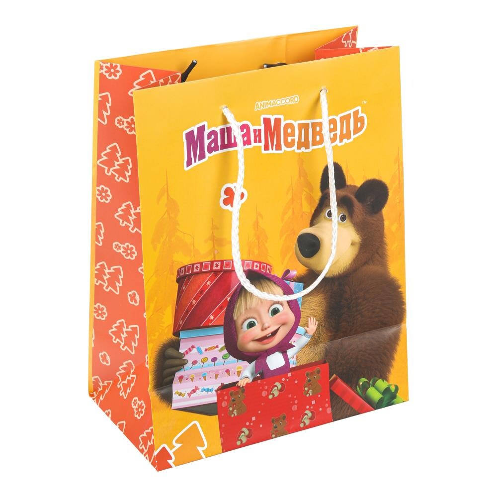 

Подарочный пакет Маша и Медведь, ЧУДО ПРАЗДНИК PXL-123142-MB
