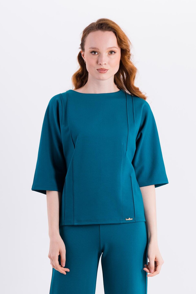 

Джемпер, Синий;темно-бирюзовый