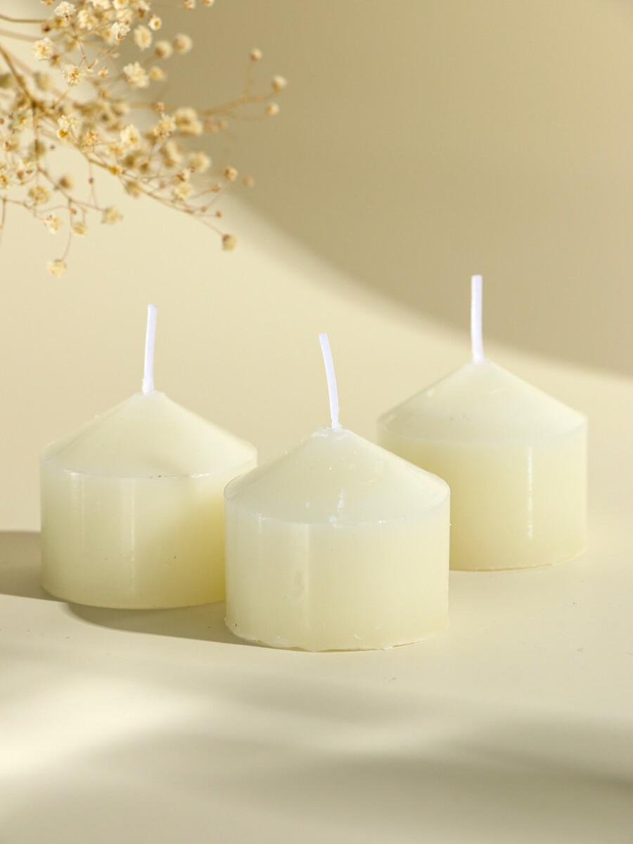 

Набор свечей, Белый
