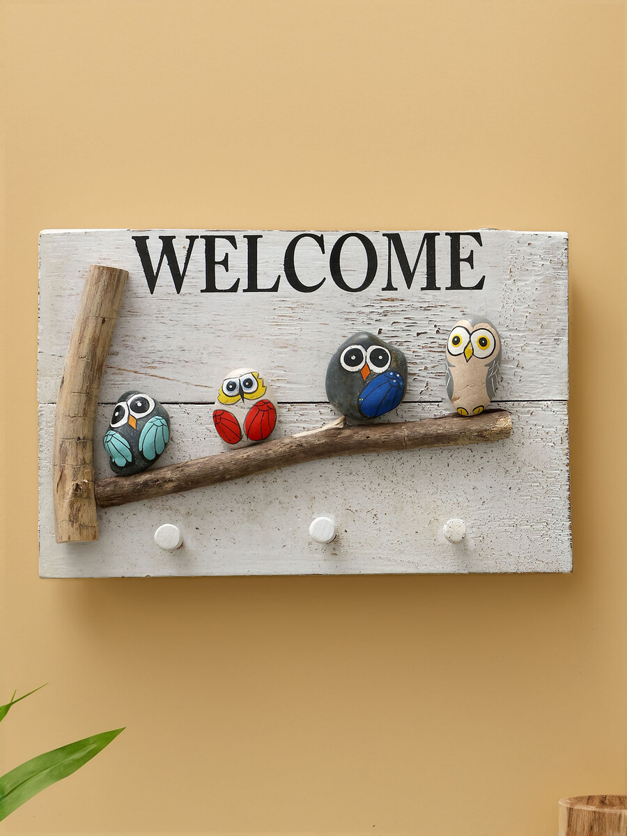 

Вешалка welcome, 31×6.5×21 см, дерево албезия