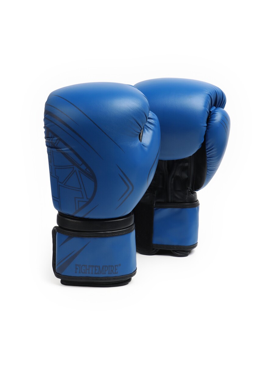 

Боксерские перчатки fight empire, b8102, размер 10 oz, синие, Синий