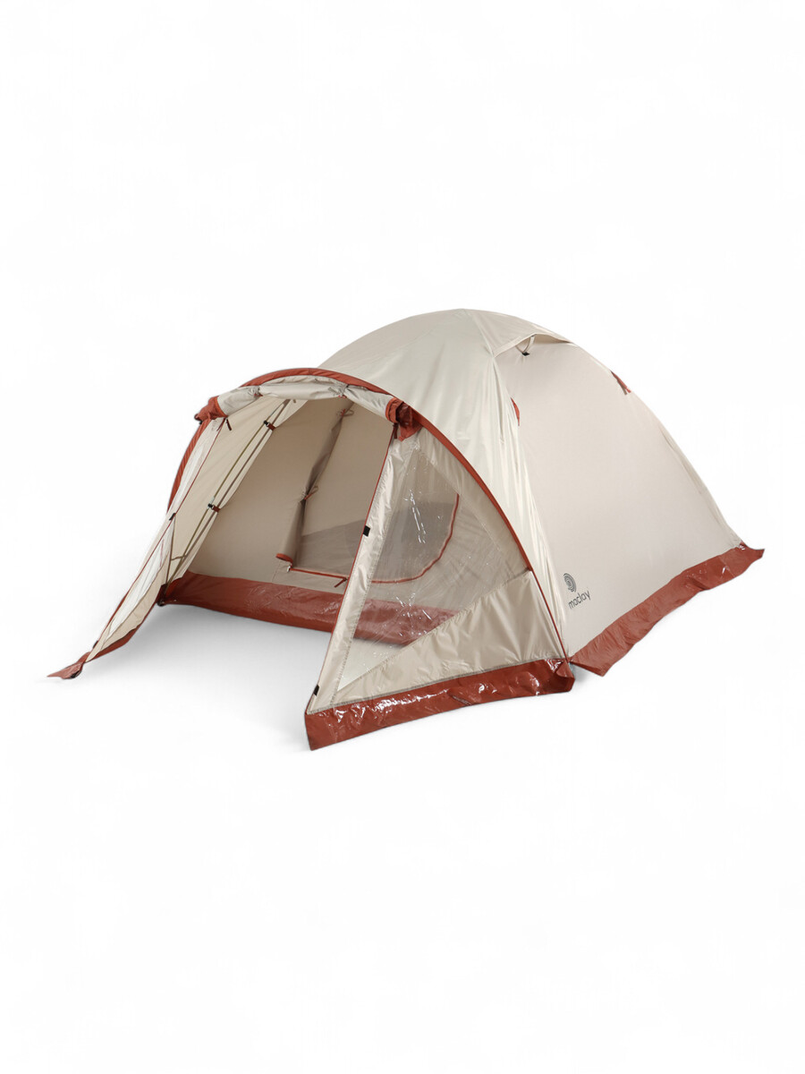 

Палатка туристическая 2-местная maclay katun ume cool 2, 325×160×120 см, трекинговая, двухслойная, с тамбуром, бежевая, Бежевый
