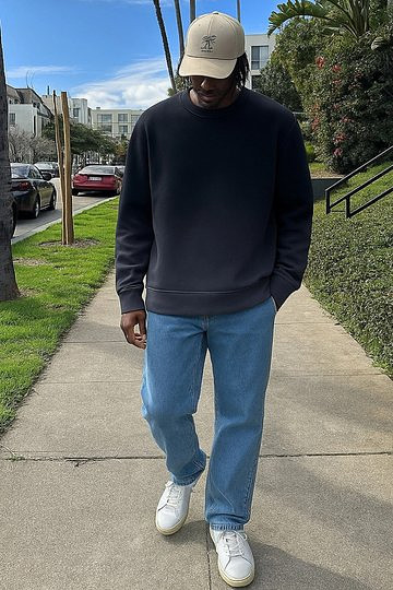 Джемпер мужской черный с градиентом с на