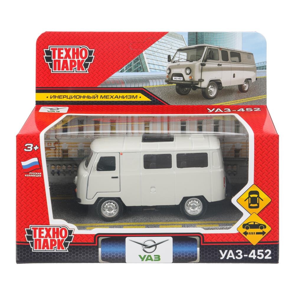 

Машина металлическая Технопарк UAZ452-11-SR, Белый
