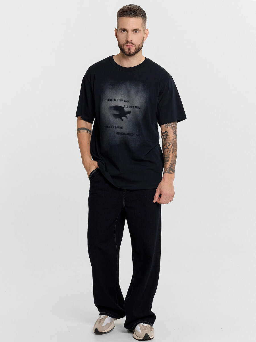 Футболка мужская Mark Formelle 026058976 Черный +печать2  Фото 3