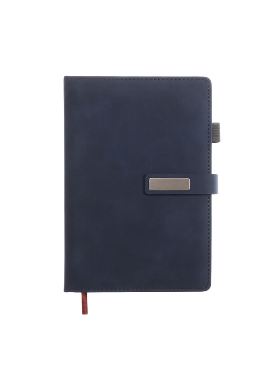 

Ежедневник недатированный а5, с хлястиком, 80 листов, в линейку, пвх, синий