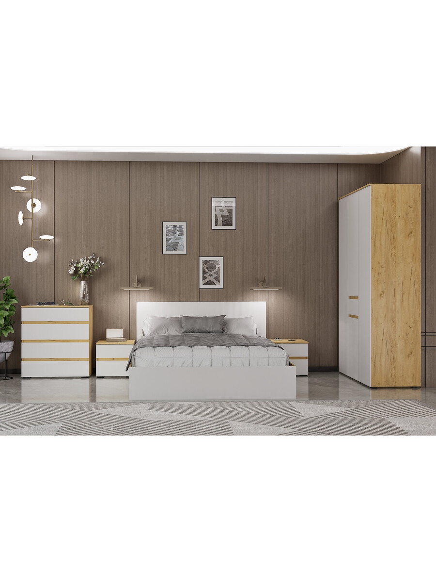 

Спальный гарнитур, Белый;бежевый