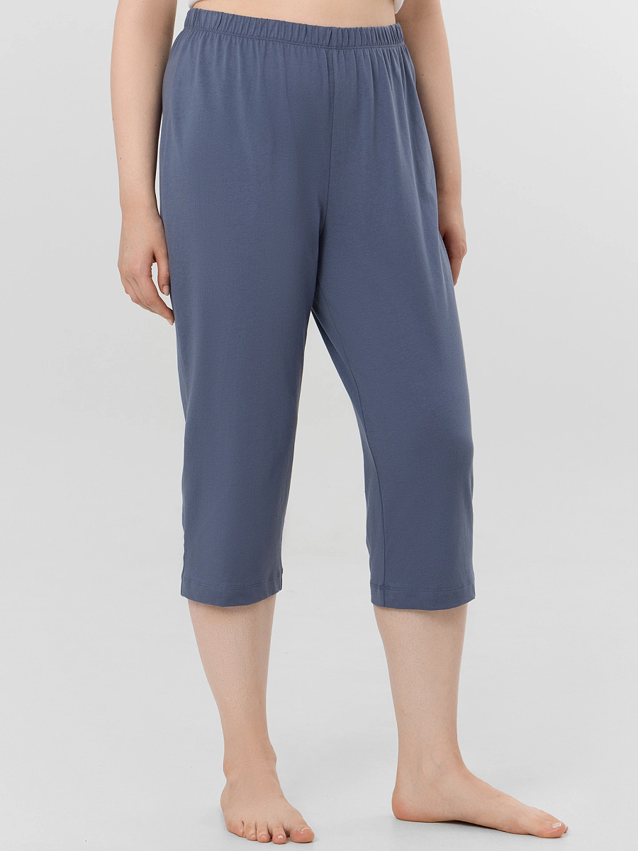 

Бриджи домашние женские серые, Синий;т.серый