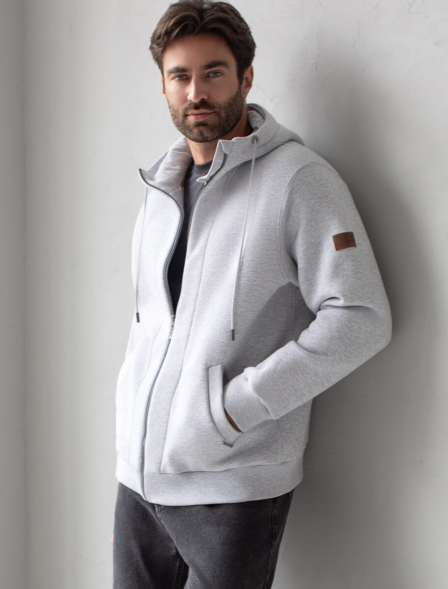 

Джемпер, Серый;св.серый меланж