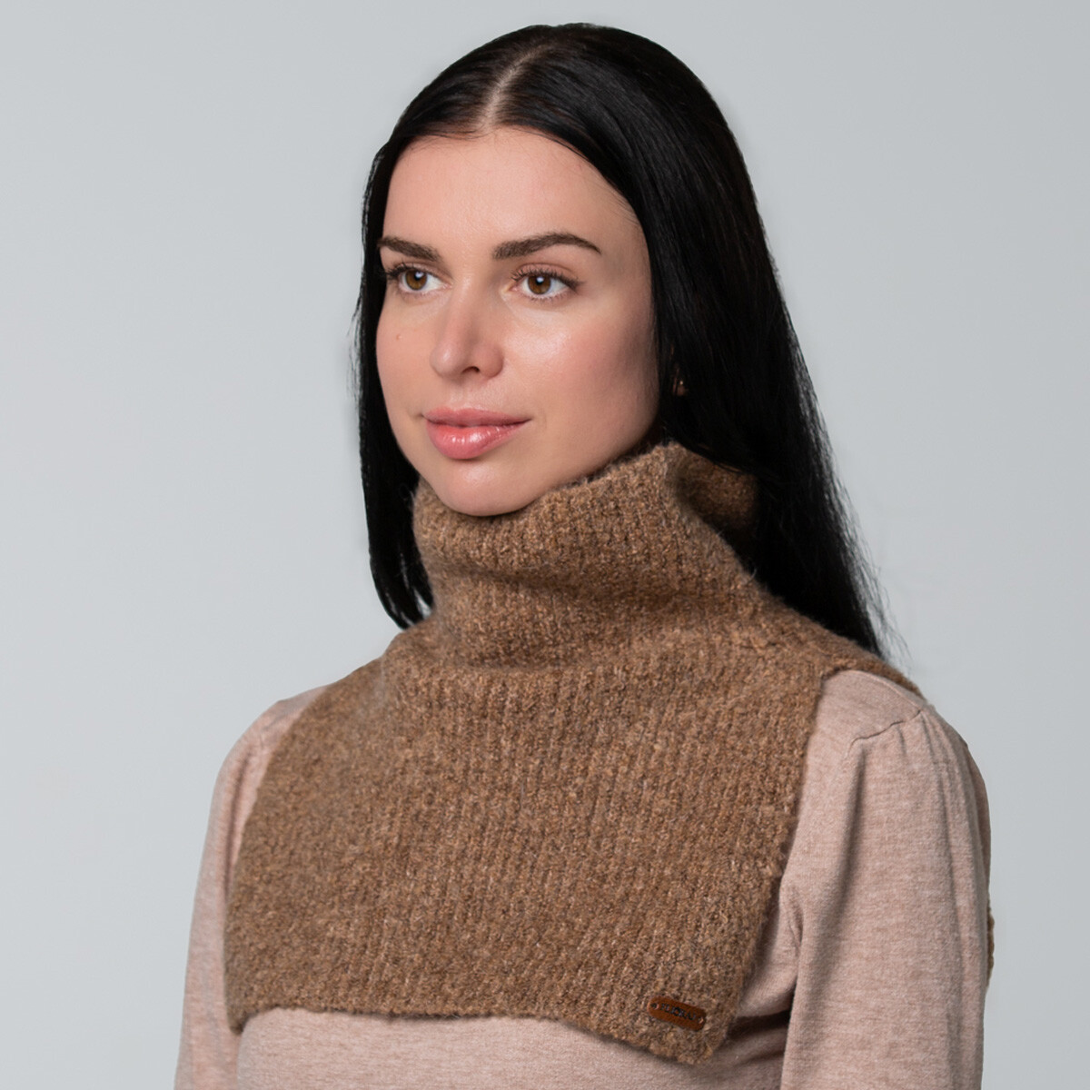 

Шарф воротник, Коричневый