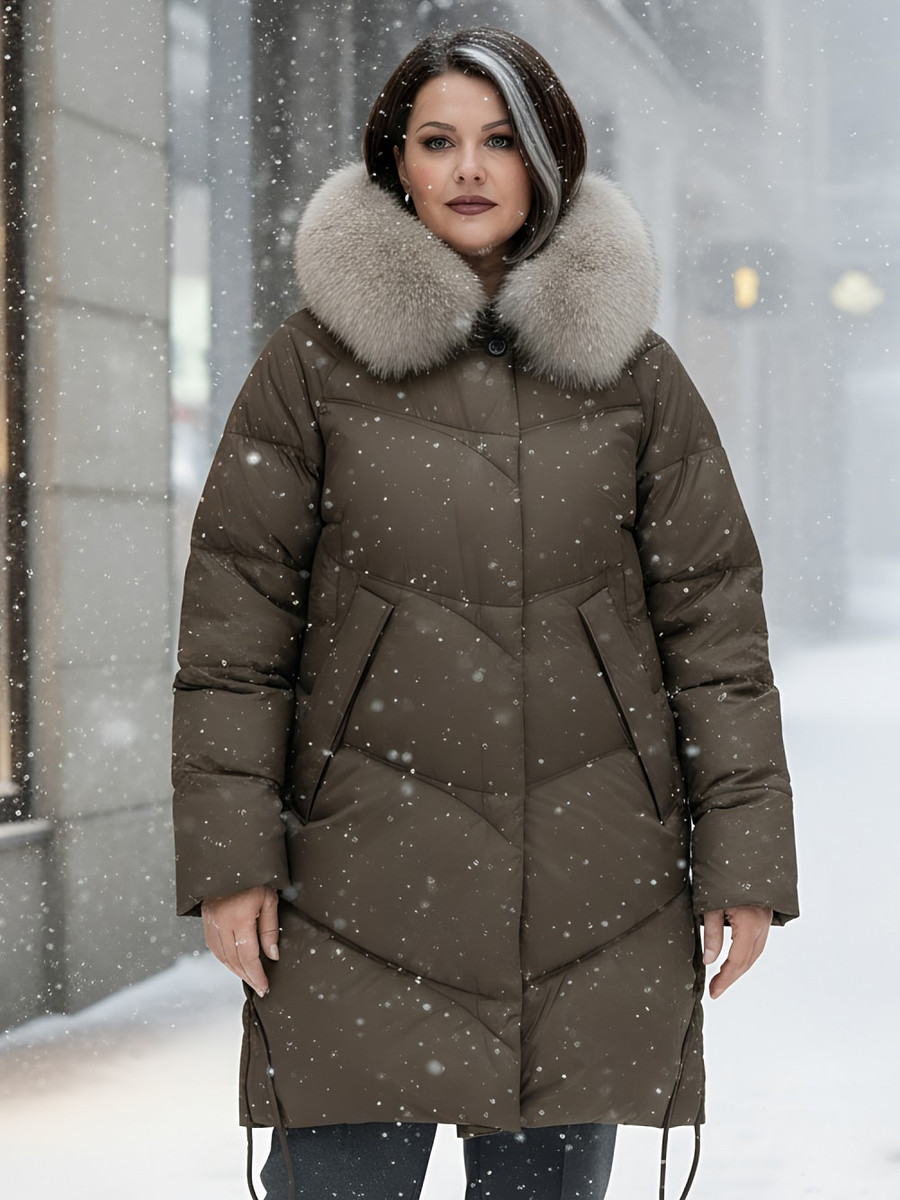 

Пальто, Коричневый;темно-коричневый