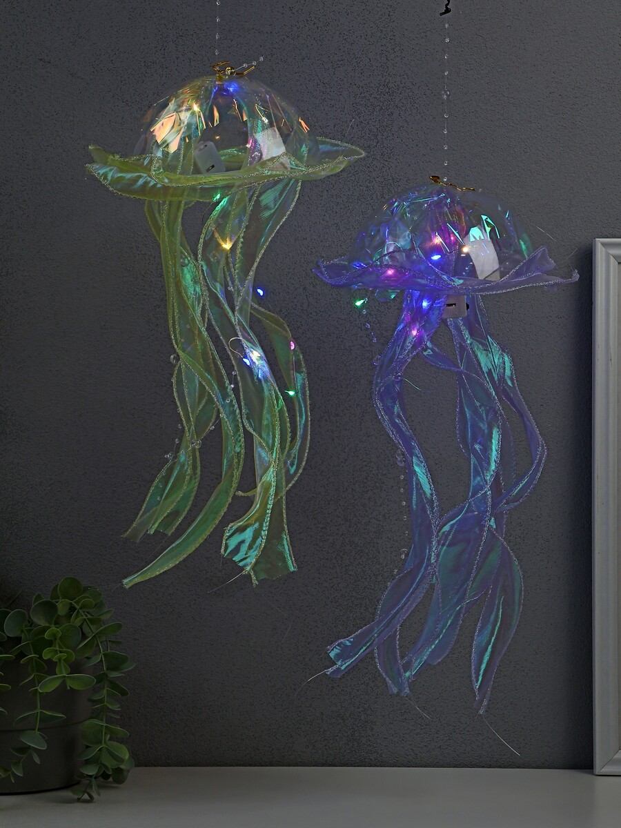 

Набор фигурок светящихся, Сиреневый;желтый