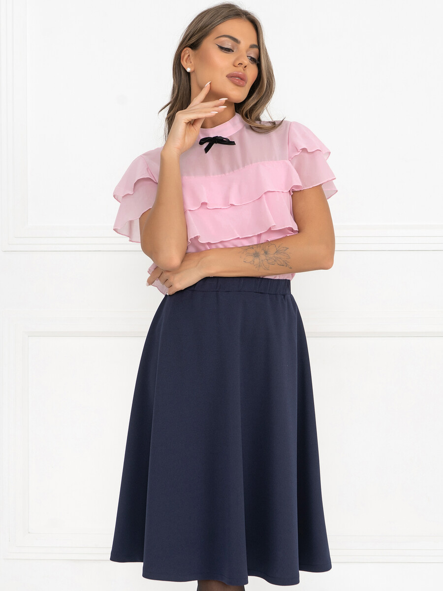 

Юбка, Синий;темно-синий