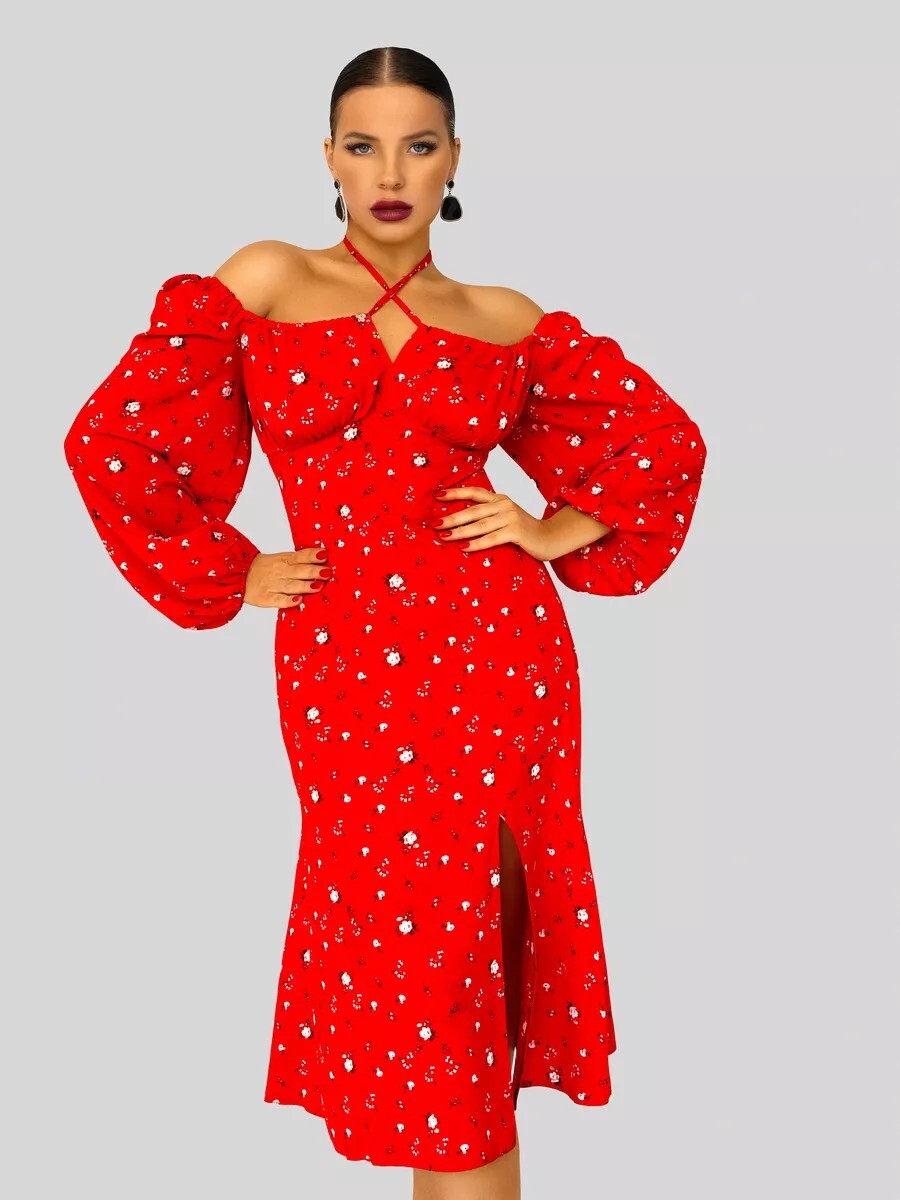 

Платье, Красный