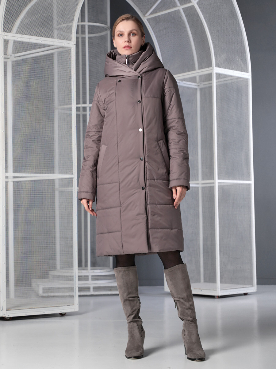 

Пальто, Фиолетовый;серо-сиреневый