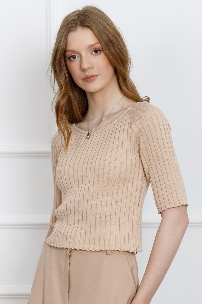 

Джемпер, Бежевый;крем-брюле