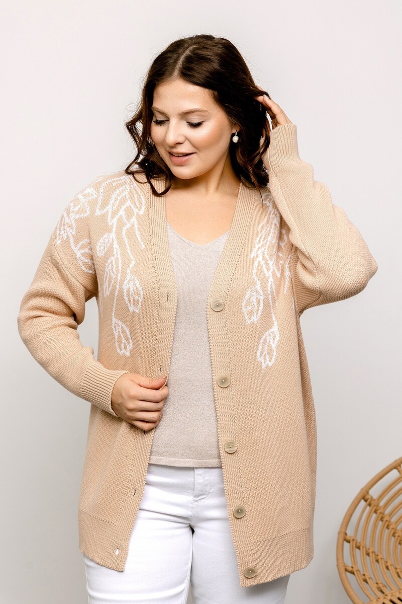 

Кардиган, Бежевый;молочный;крем-брюле