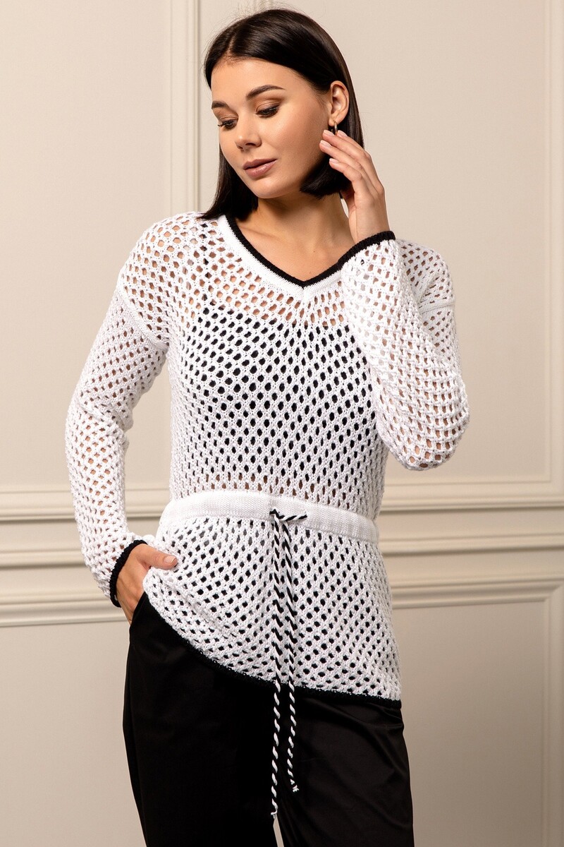 

Джемпер, Белый;черный