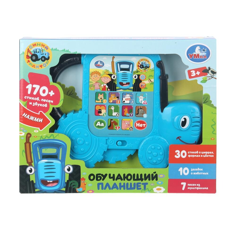 

Планшет СИНИЙ ТРАКТОР, Умка HT1247-R, Белый;голубой;черный