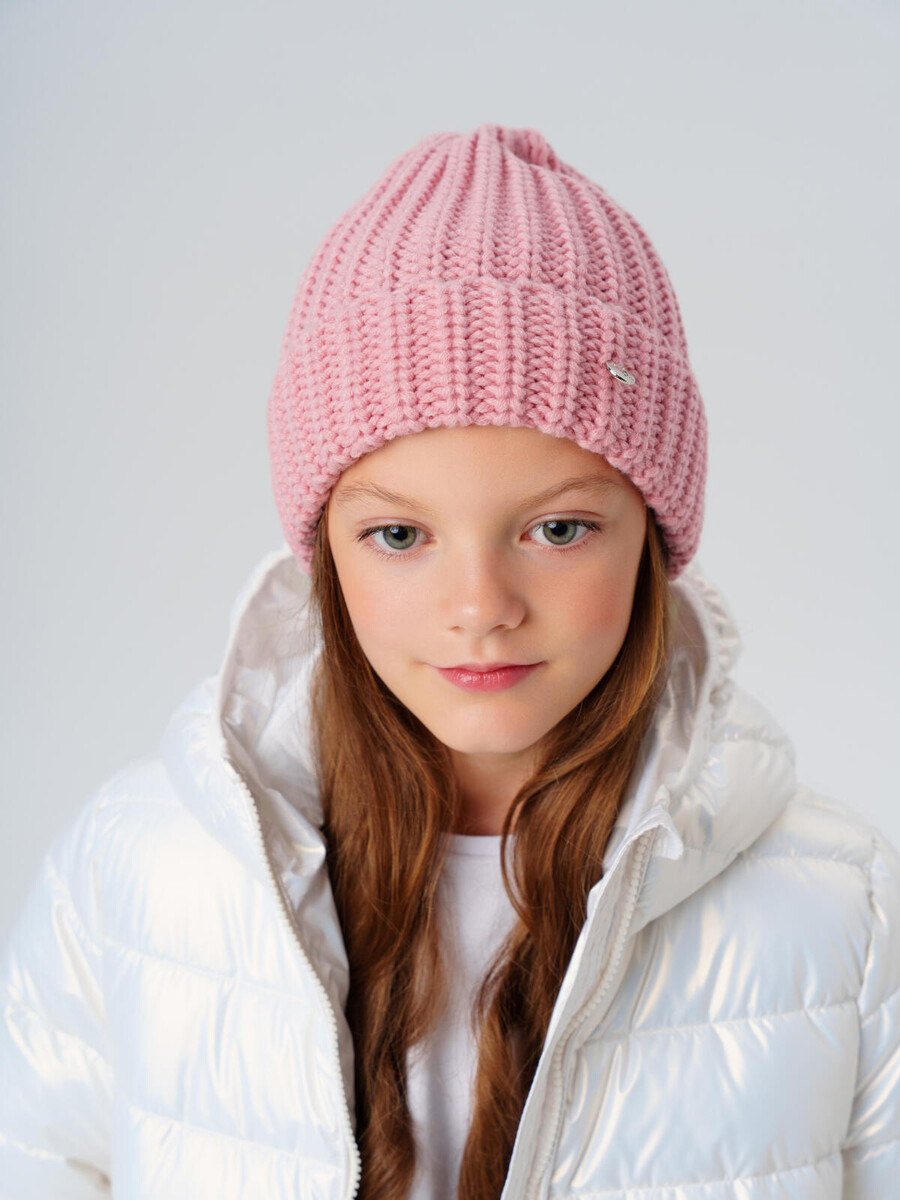 

Шапка трикотажная, Розовый;светло-розовый