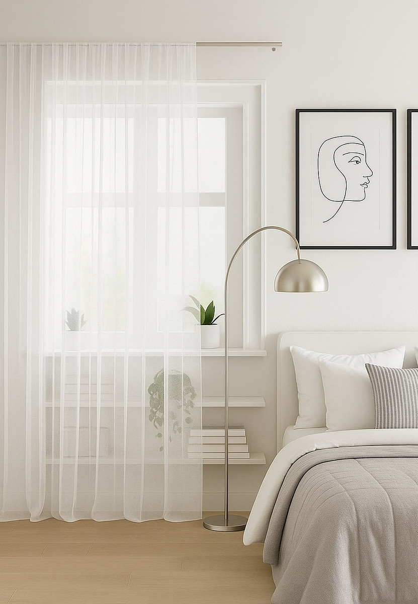 

Тюль "Престиж-вуаль" белый 4*2,5