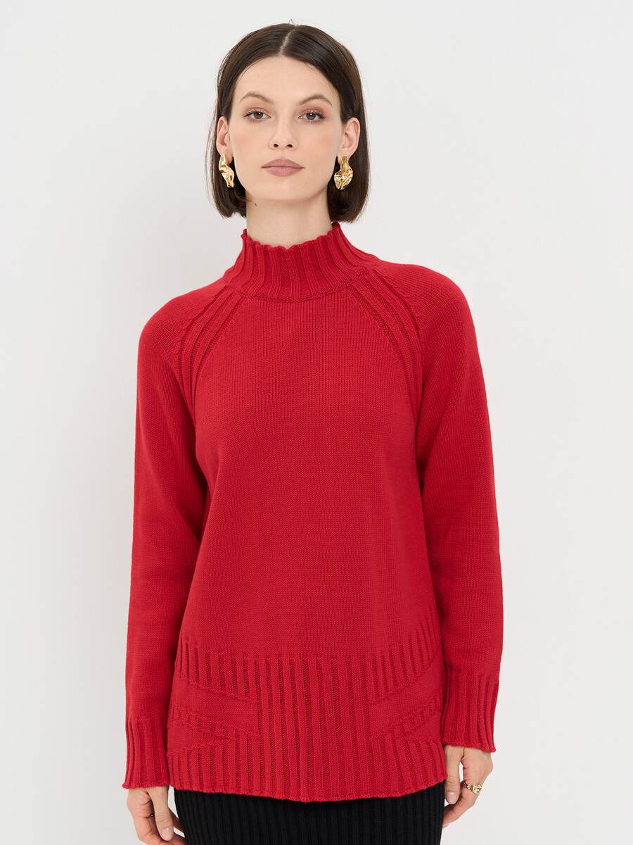 

Свитер, Красный;скарлет