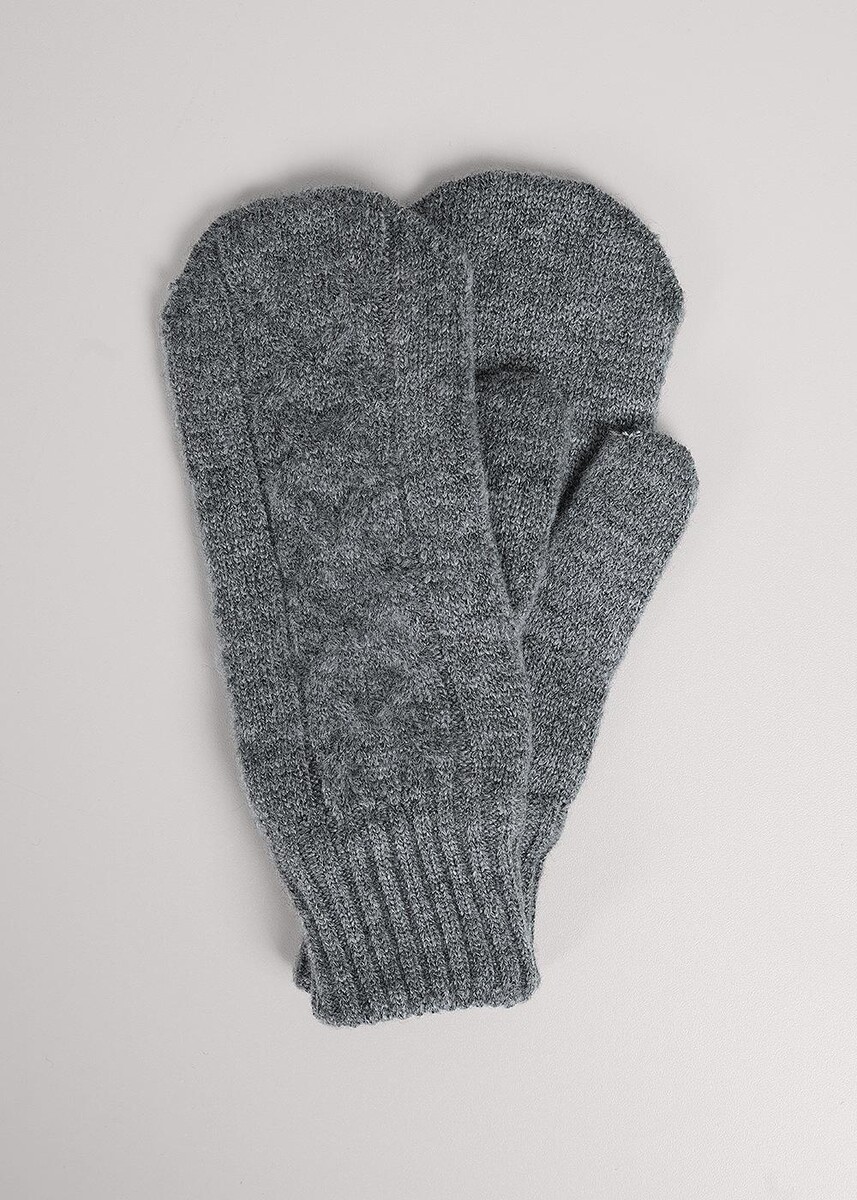 

Перчатки варежки, Серый;меланж серый