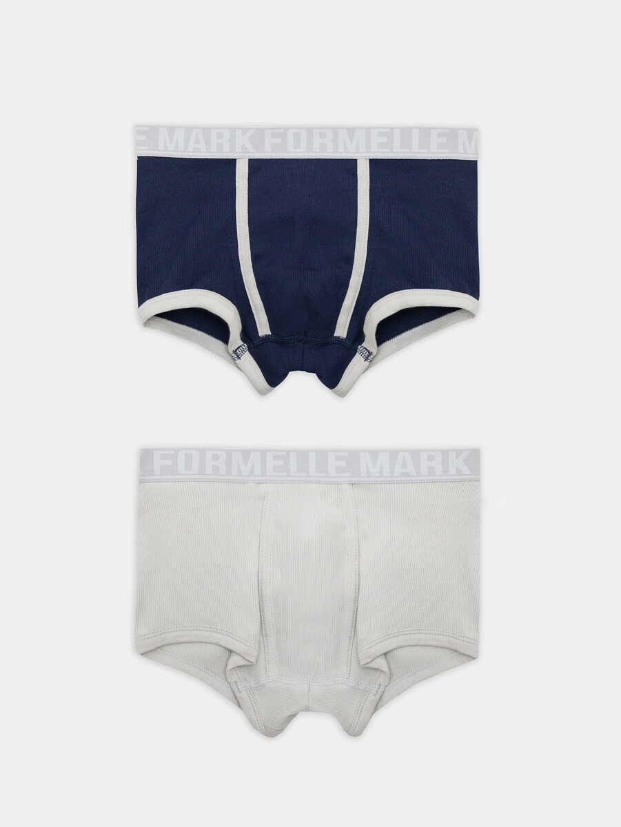 

Трусы для мальчиков в наборе, 2 штуки, Серый;синий;мрамор +т.синий