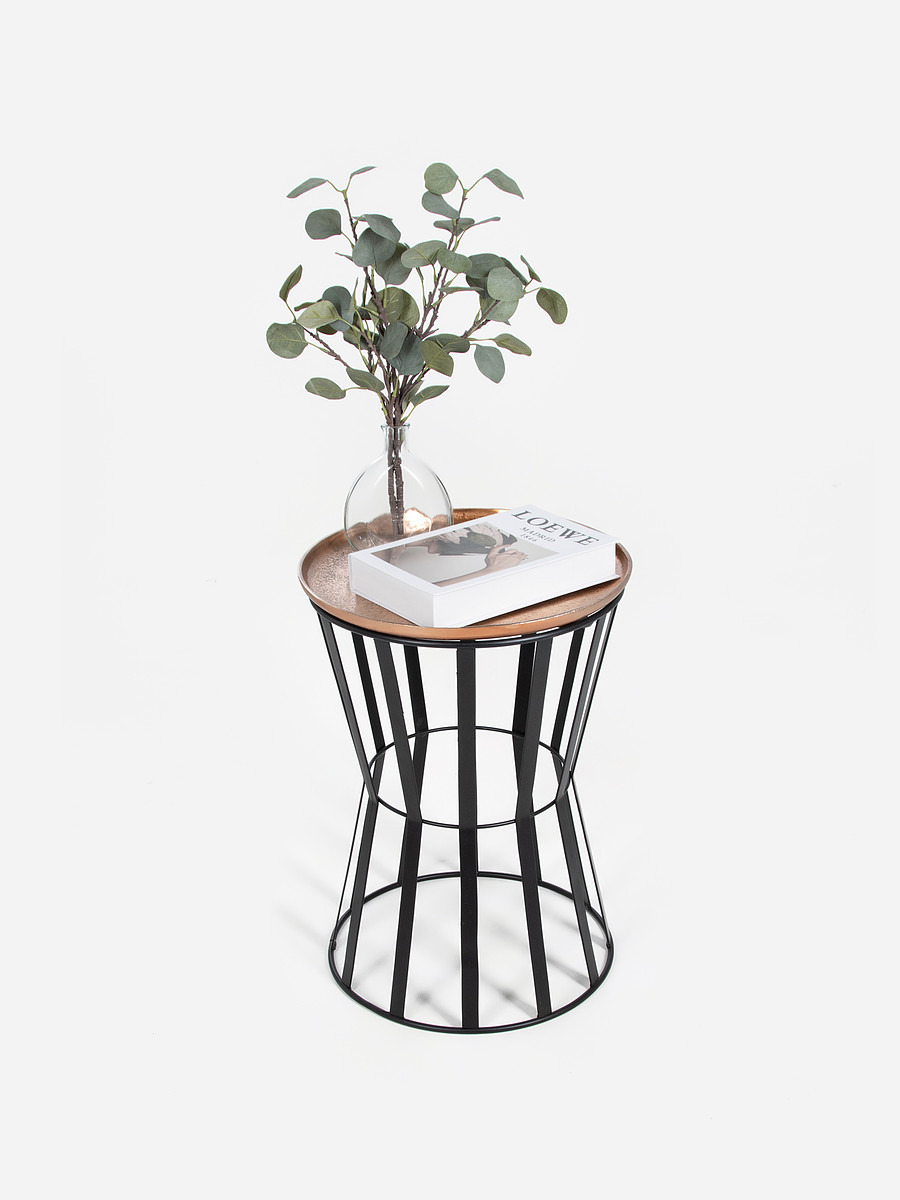 

Столик журнальный, Золотистый;черный