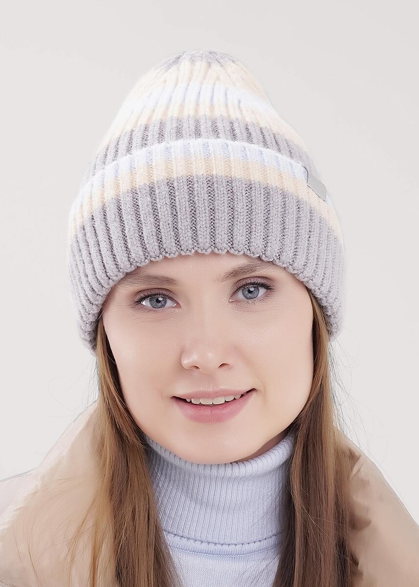 

Шапка, Серый;св.серый/голубой