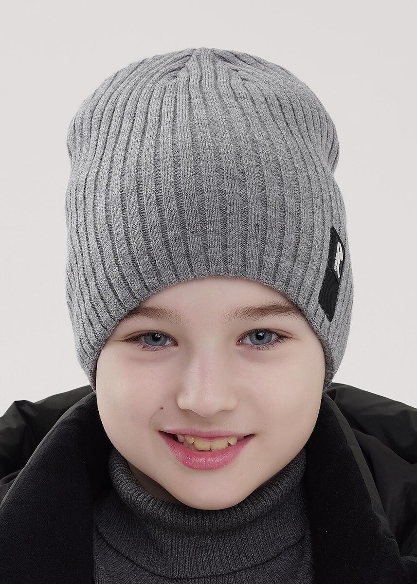 

Шапка, Серый;меланж серый