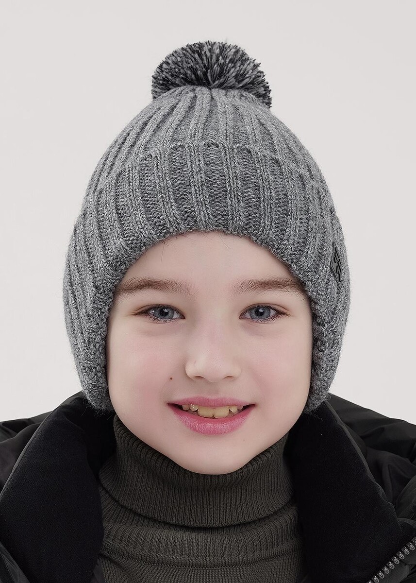 

Шапка, Серый;меланж серый