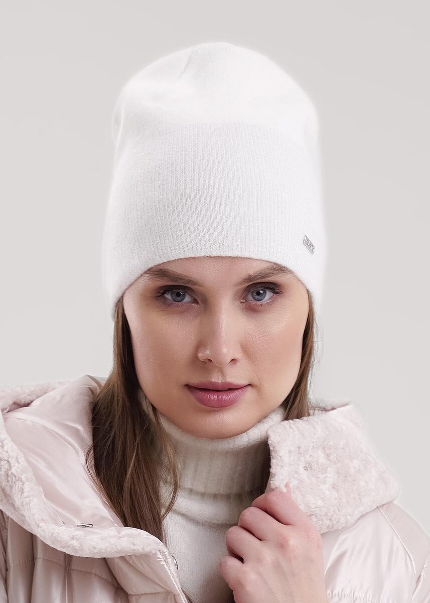 

Шапка, Белый;молочный