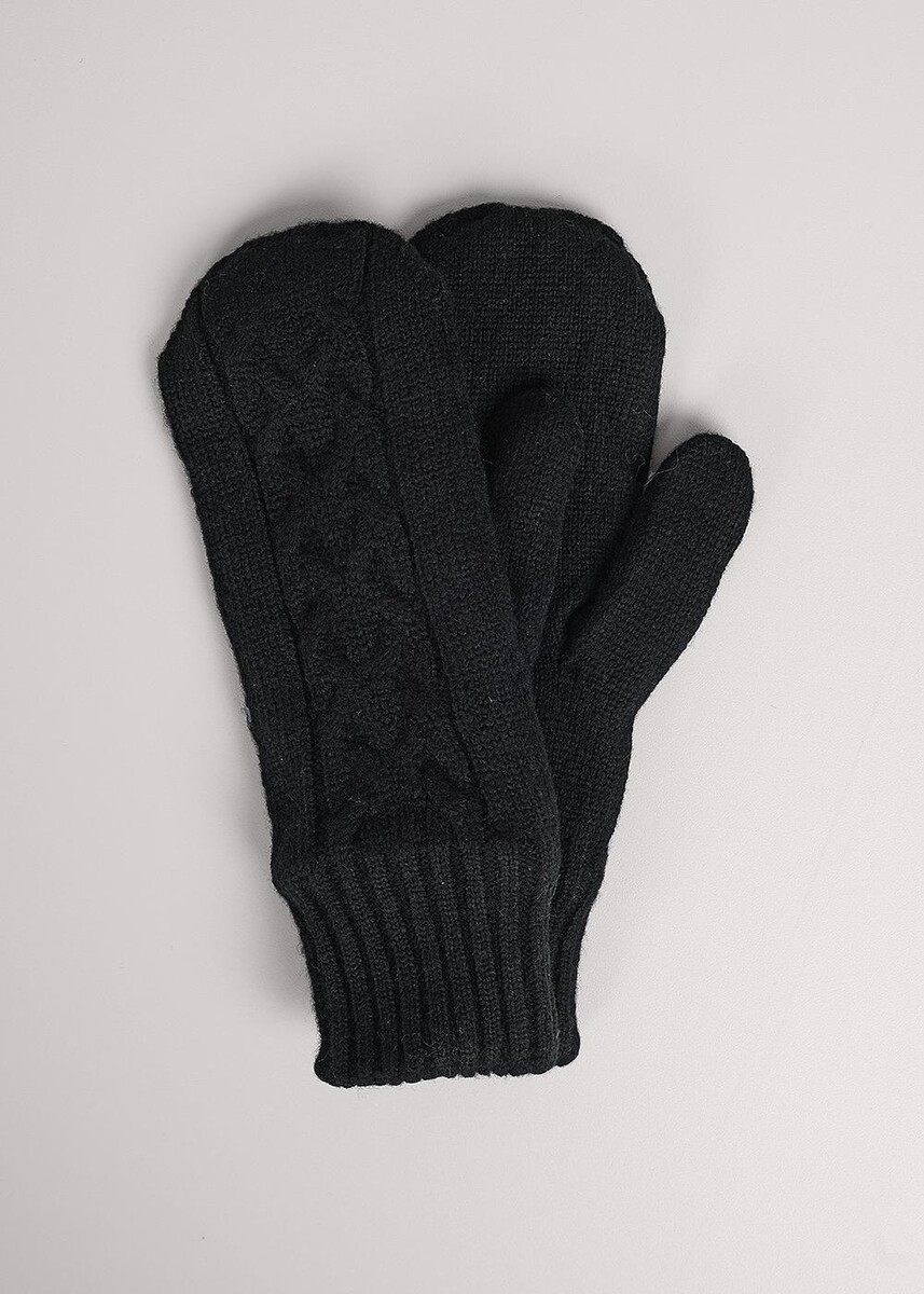 

Перчатки варежки, Черный