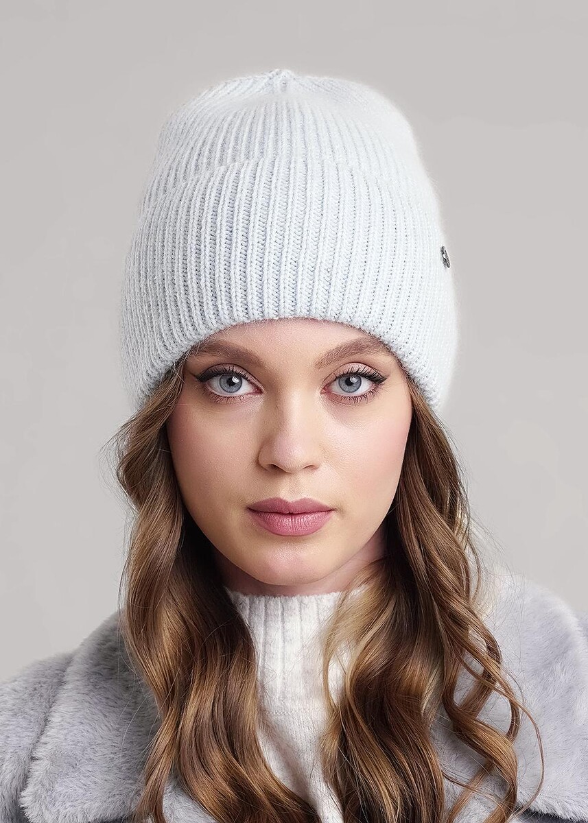 

Шапка, Белый;св.голубой