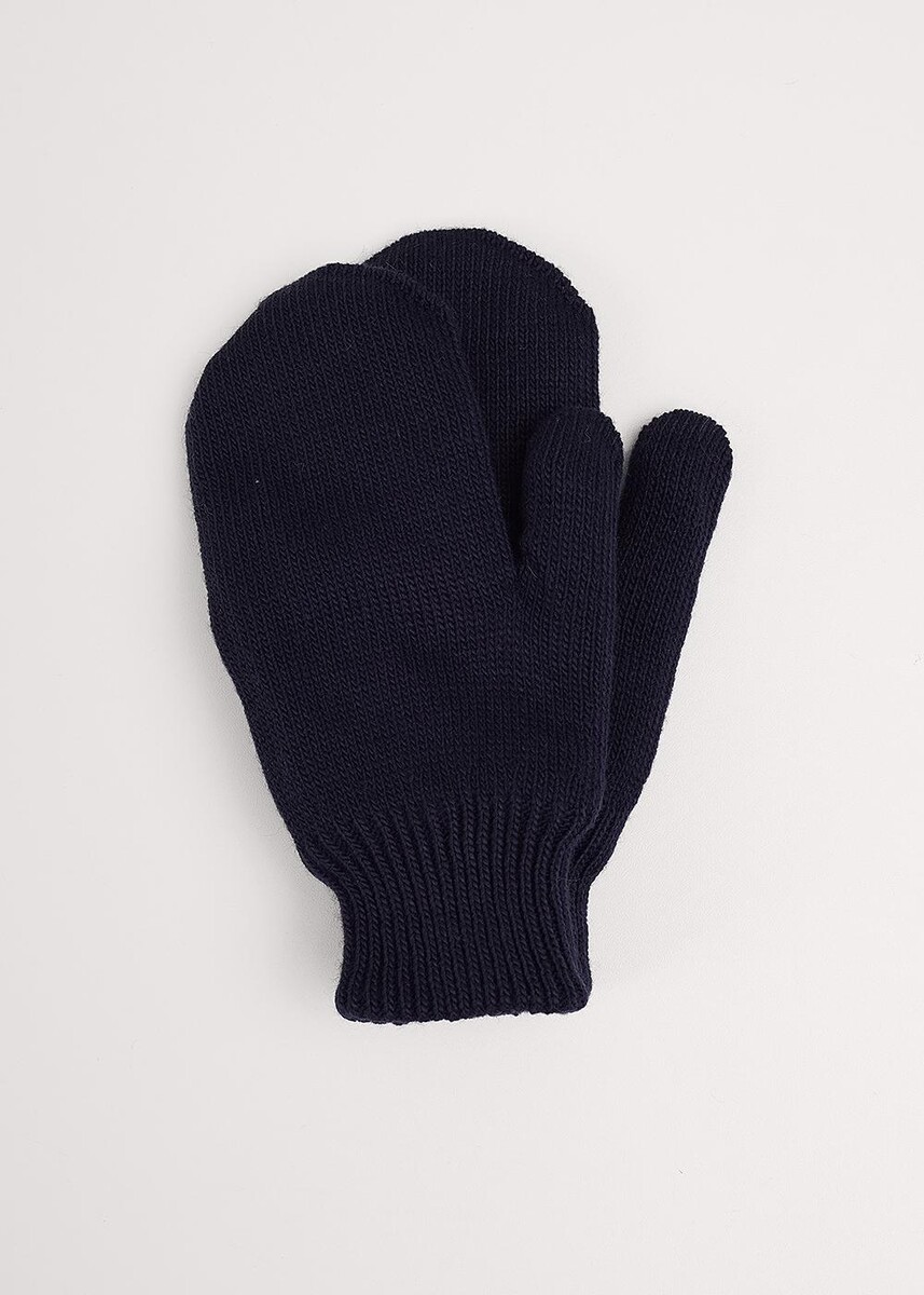 

Перчатки варежки, Синий;т.синий