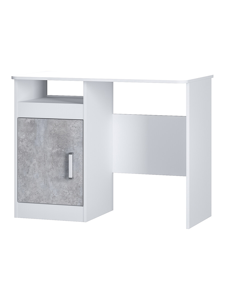 

Стол письменный, Белый;серый