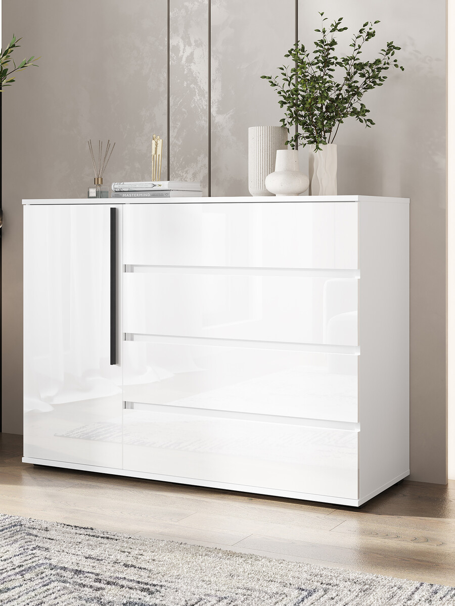 

Комод напольный, Белый