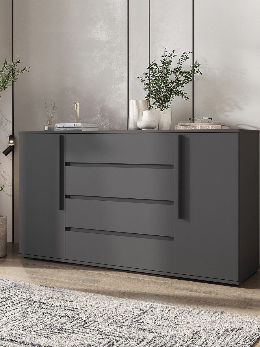 

Комод напольный, Серый