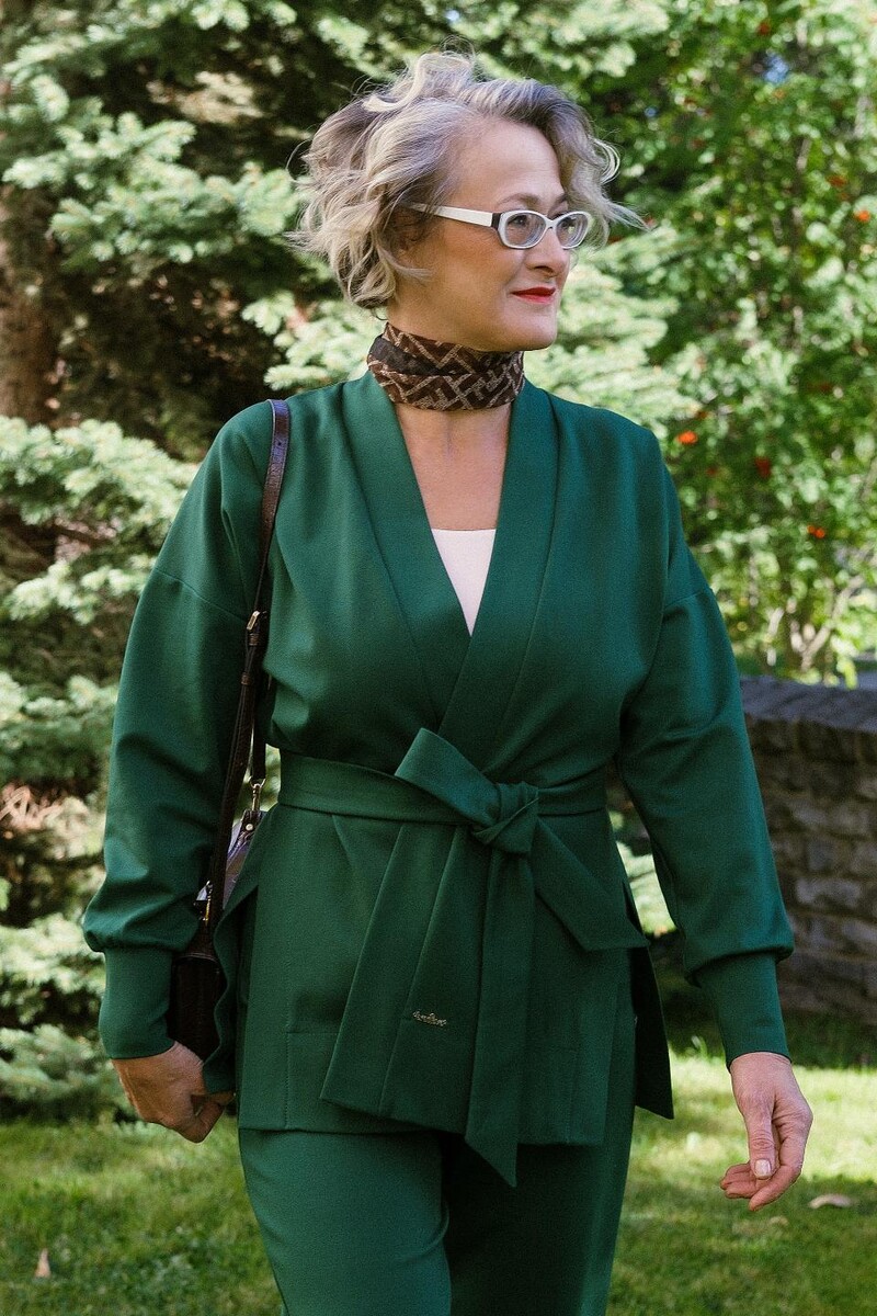 

Кардиган, Зеленый